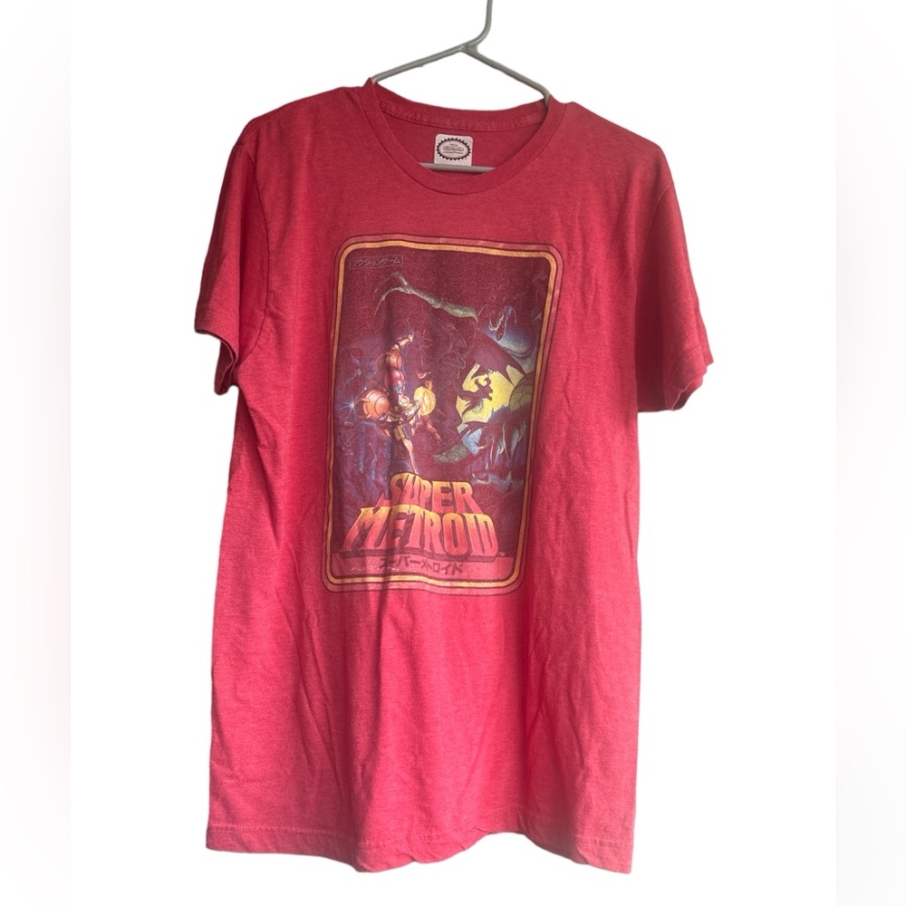 Nintendo Super Metroid Distressed T-Shirt